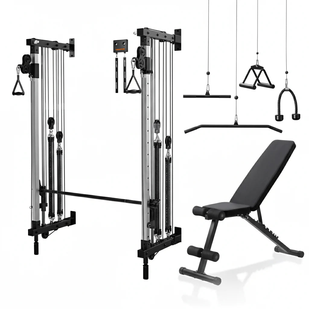 Folding Wall-Mounted Smith Machine