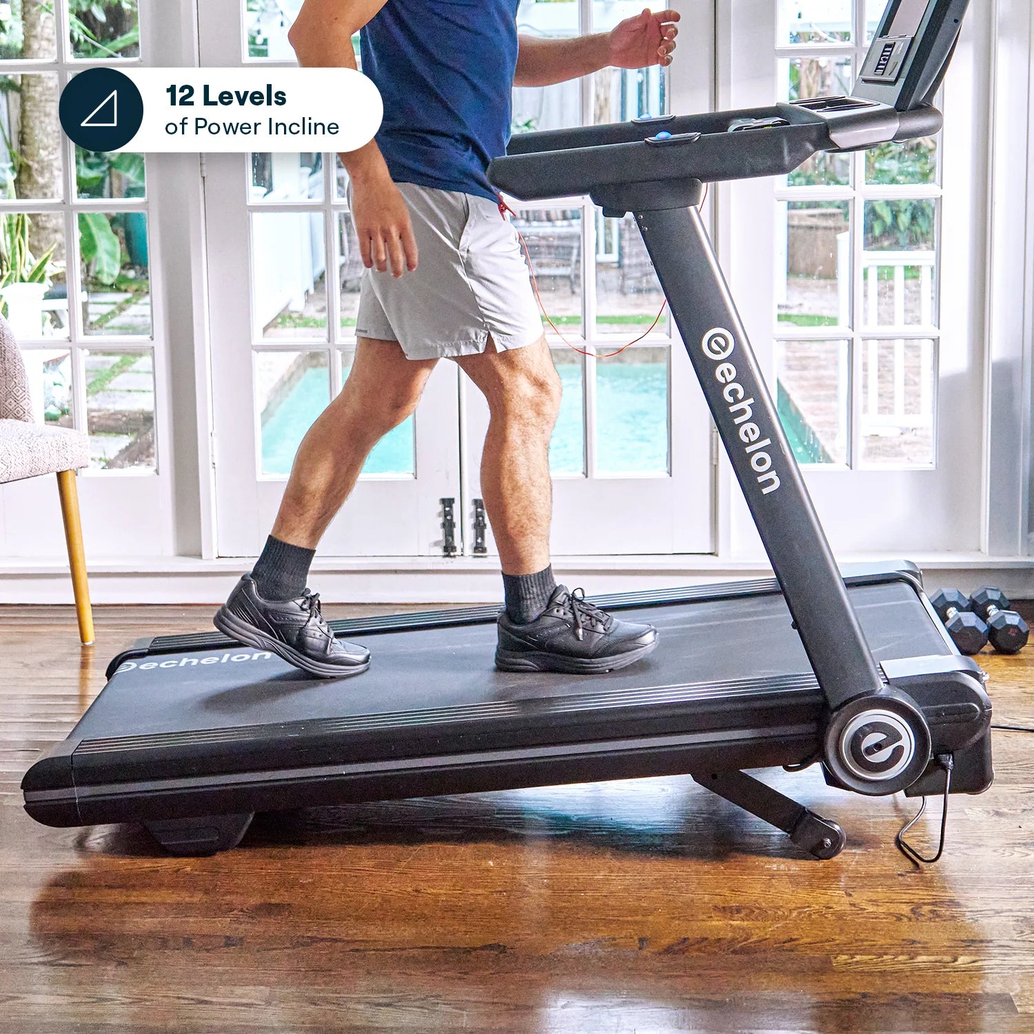 Echelon Stride-6™ Auto-Fold Connected Treadmill
