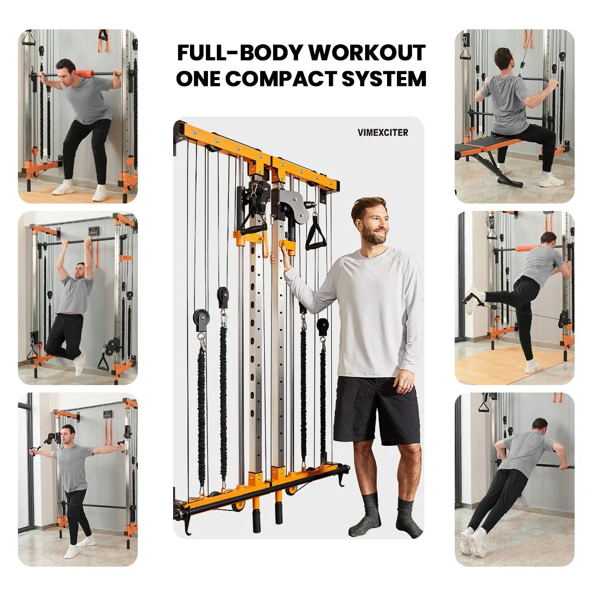 Folding Wall-Mounted Smith Machine