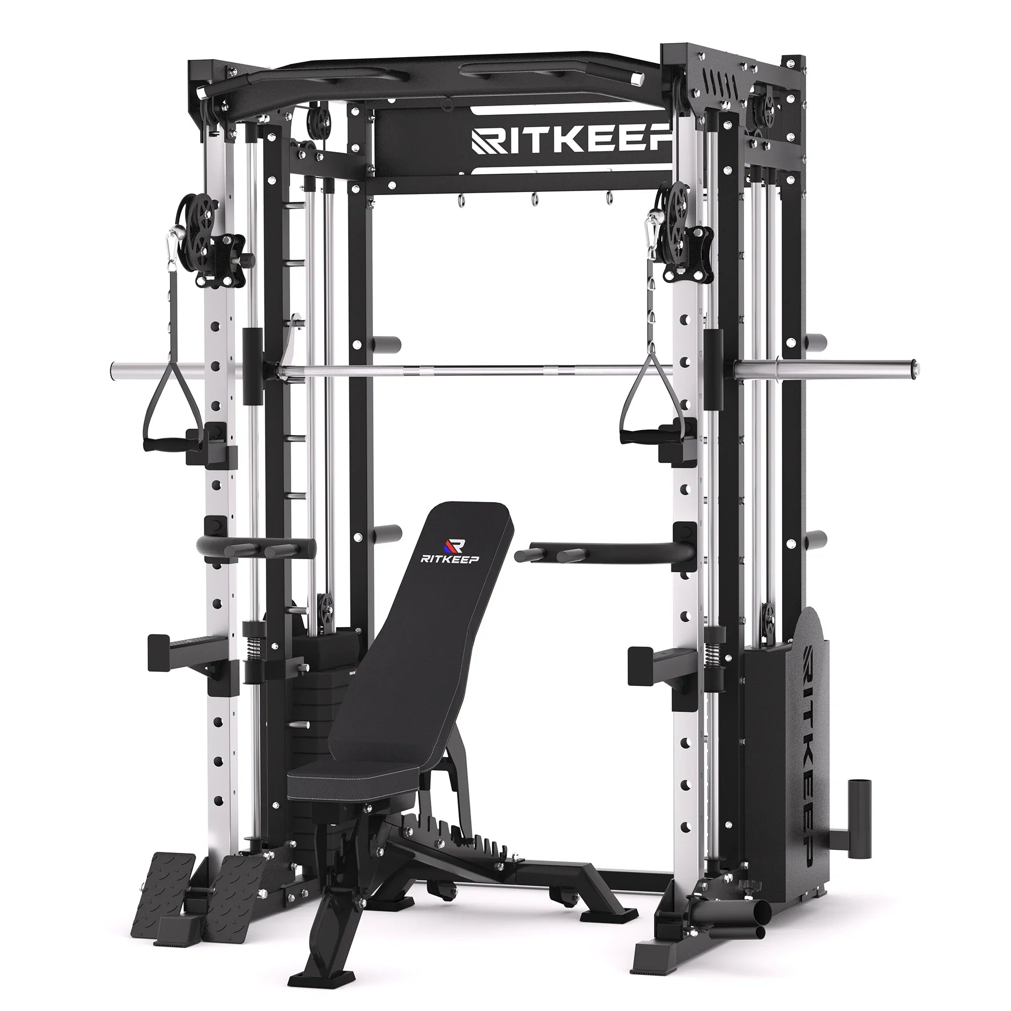 PMAX 5600 Home Gym Smith Machine - Integrated Weight System