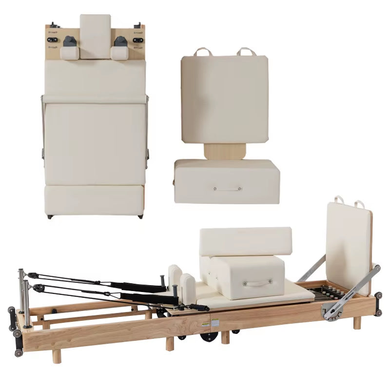 Private School Soft House Fold Pilate Reformer Yoga Big Fitness Equipment Pilate Core Bed