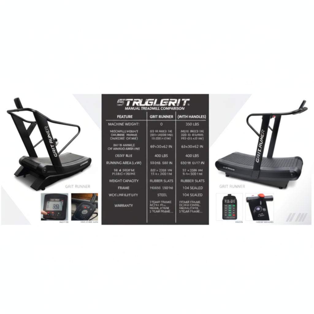 Grit Runner Curved Manual Treadmill